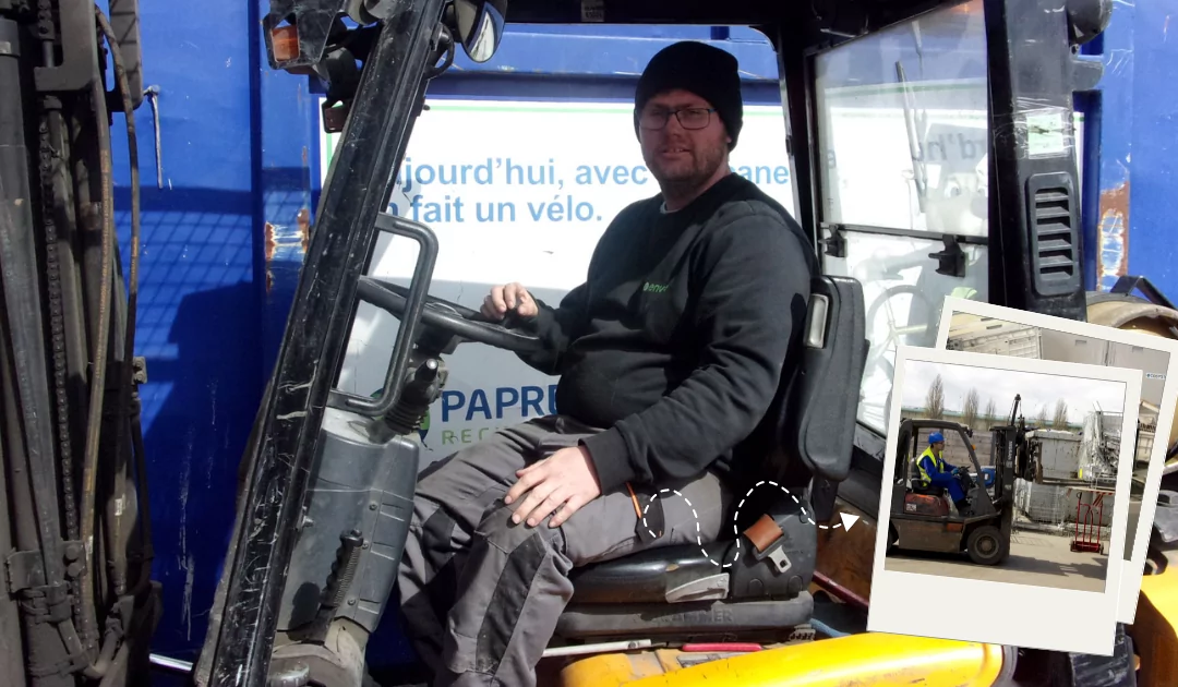 Portrait – Rencontre avec Christopher, Cariste en parcours d&rsquo;insertion