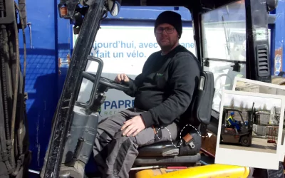 Portrait – Rencontre avec Christopher, Cariste en parcours d&rsquo;insertion