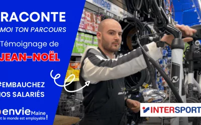Jean-Noël a décroché un CDI chez INTERSPORT !