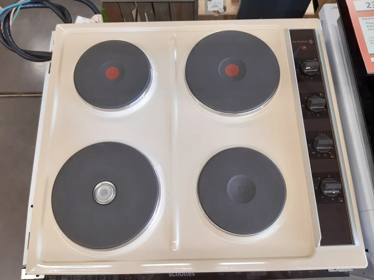 PLAQUE ÉLECTRIQUE - DE DIETRICH