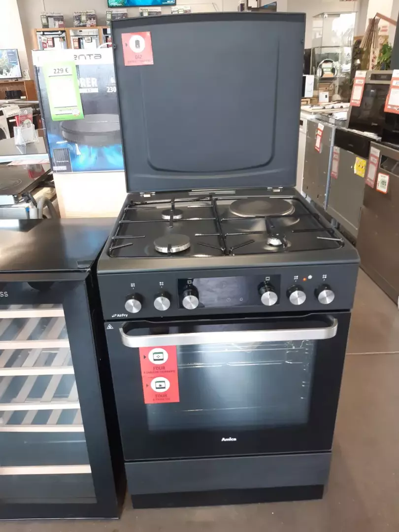 CUISINIÈRE MIXTE GAZ/ÉLECTRIQUE - AMICA