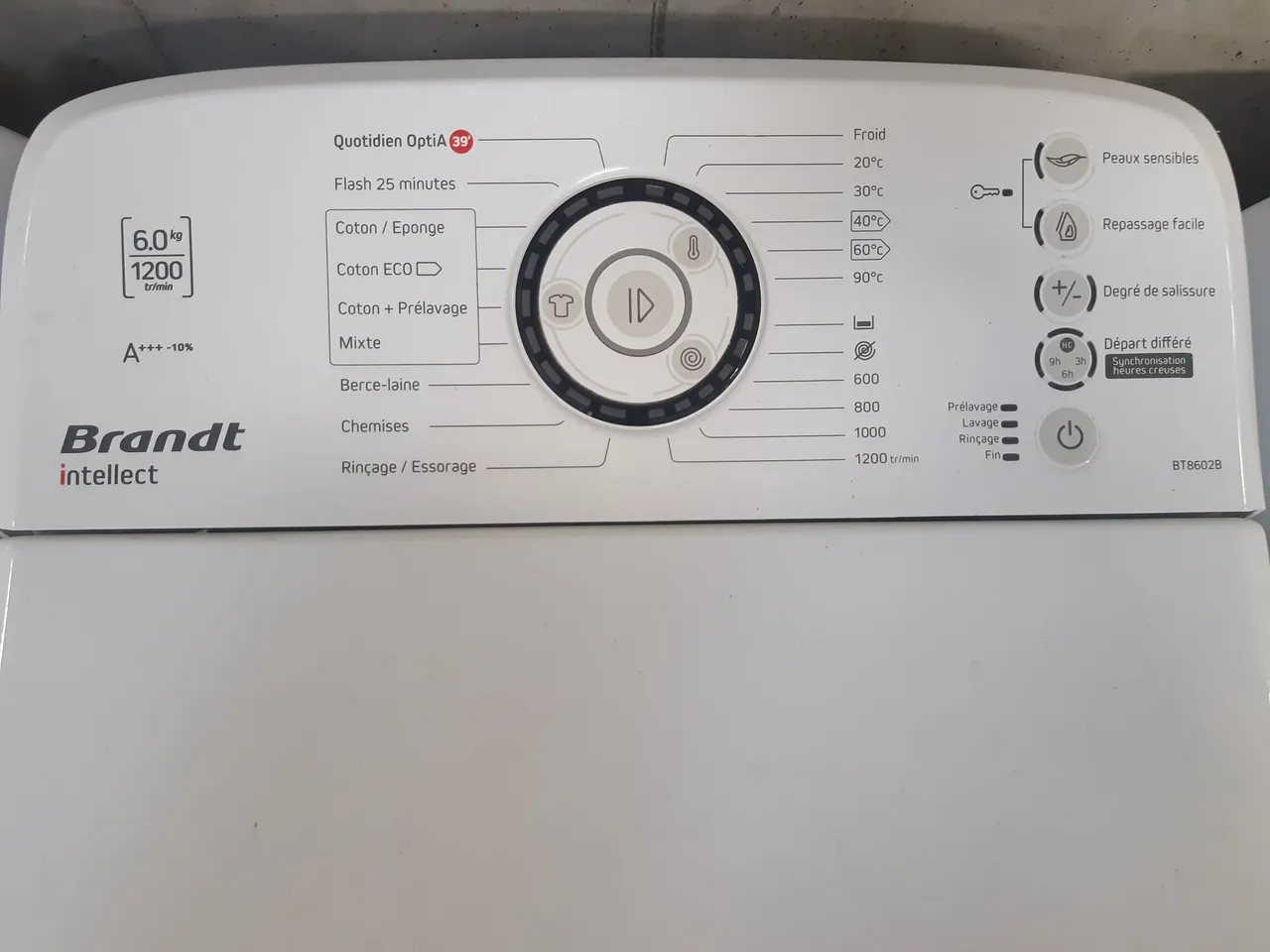 LAVE LINGE TOP 6 kg - BRANDT – Image 3