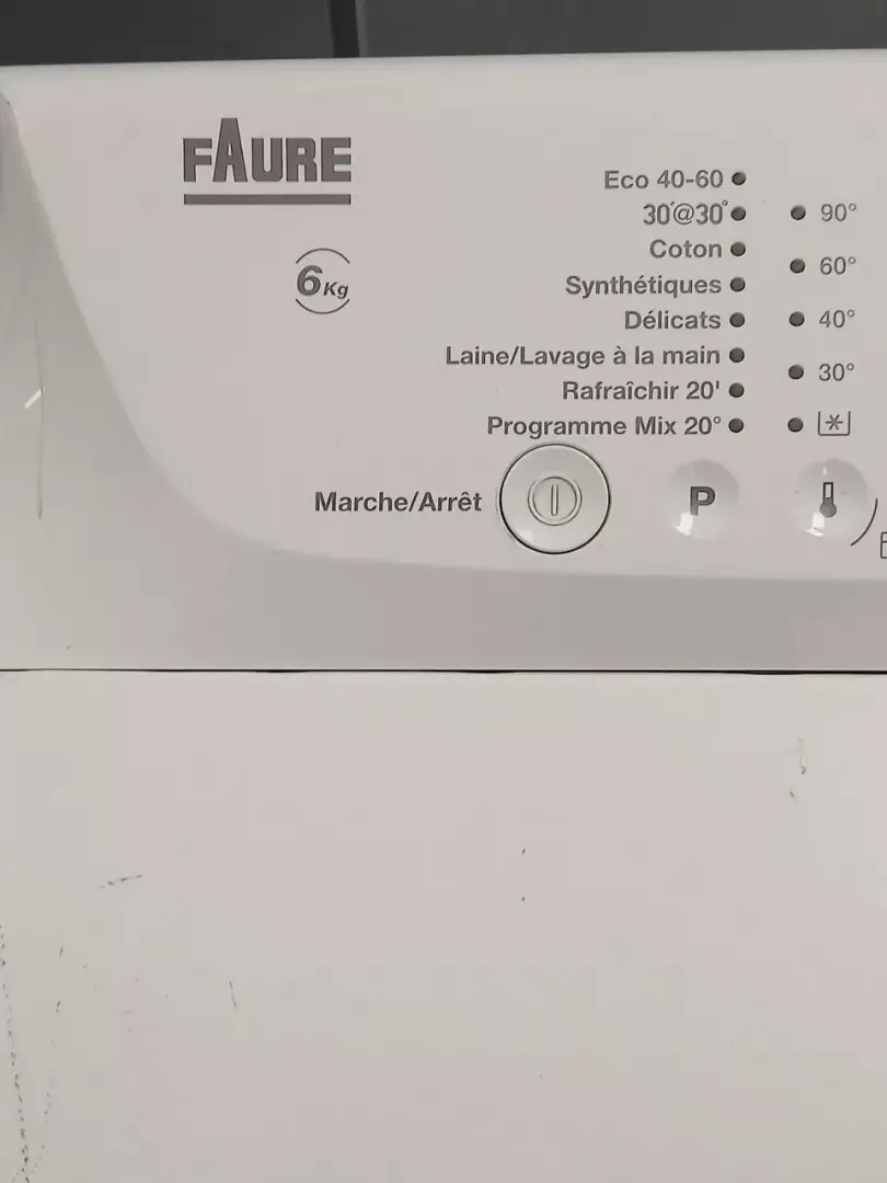 LAVE LINGE TOP 6 KG — FAURE – Image 2