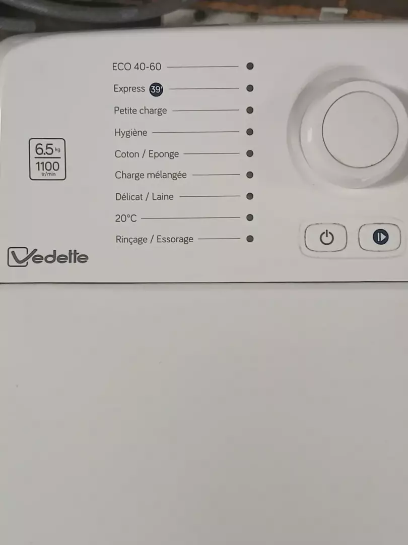 LAVE LINGE TOP 6.5 KG — VEDETTE – Image 2