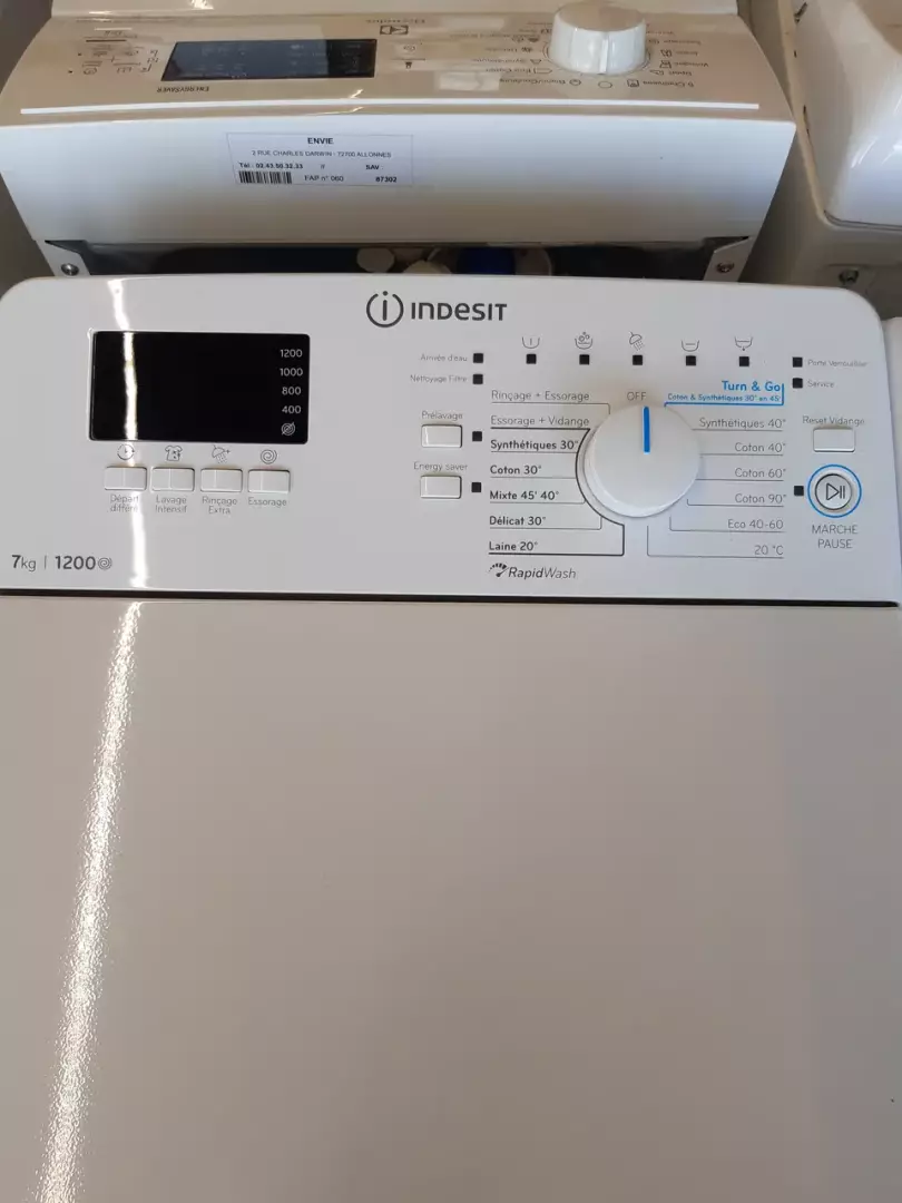 LAVE LINGE TOP 7 KG — INDESIT – Image 2