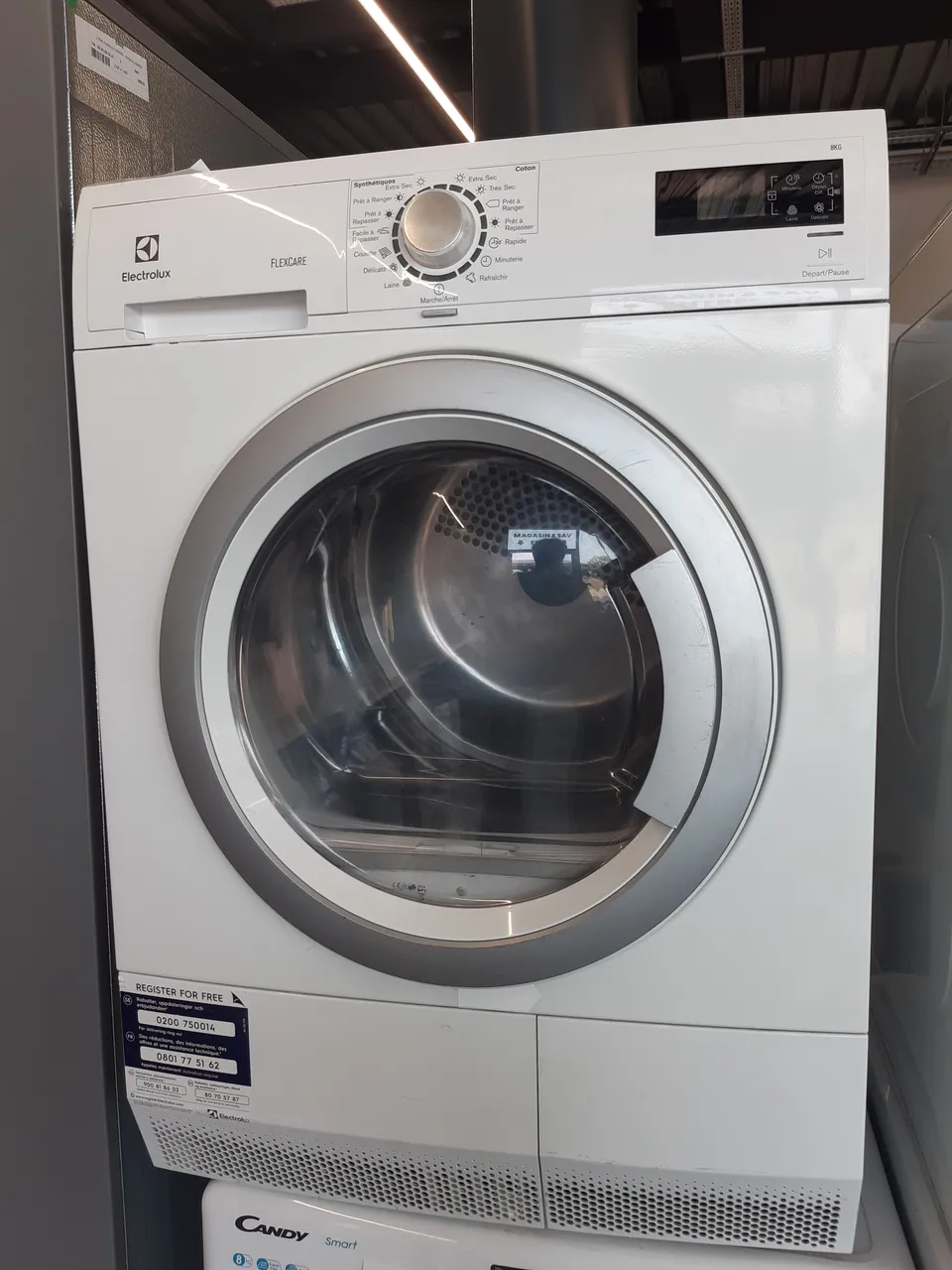 SÈCHE LINGE 8 KG — ELECTROLUX