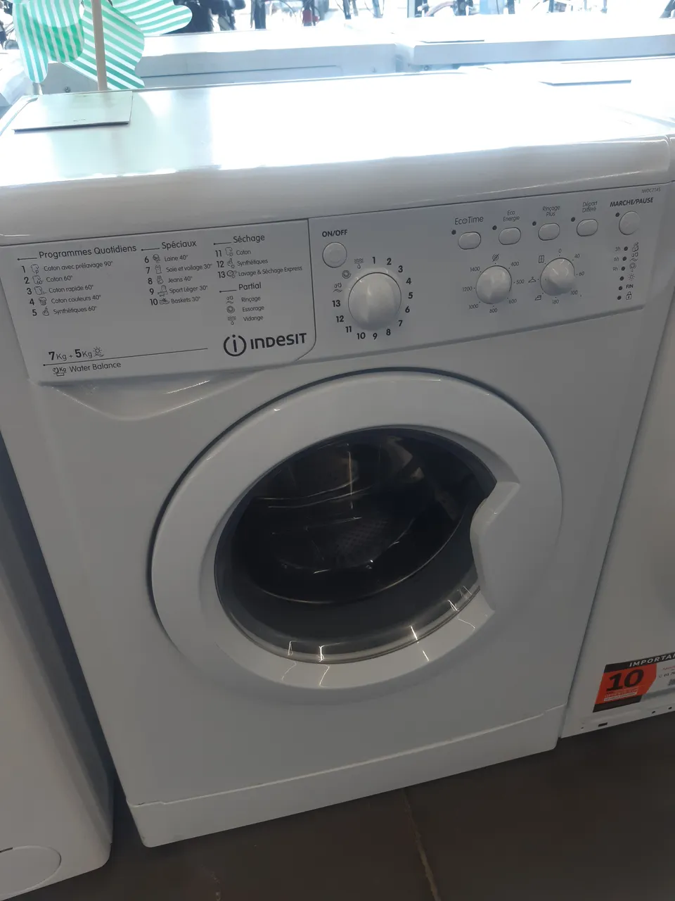LAVANTE SÉCHANTE 7 KG — INDESIT – Image 2