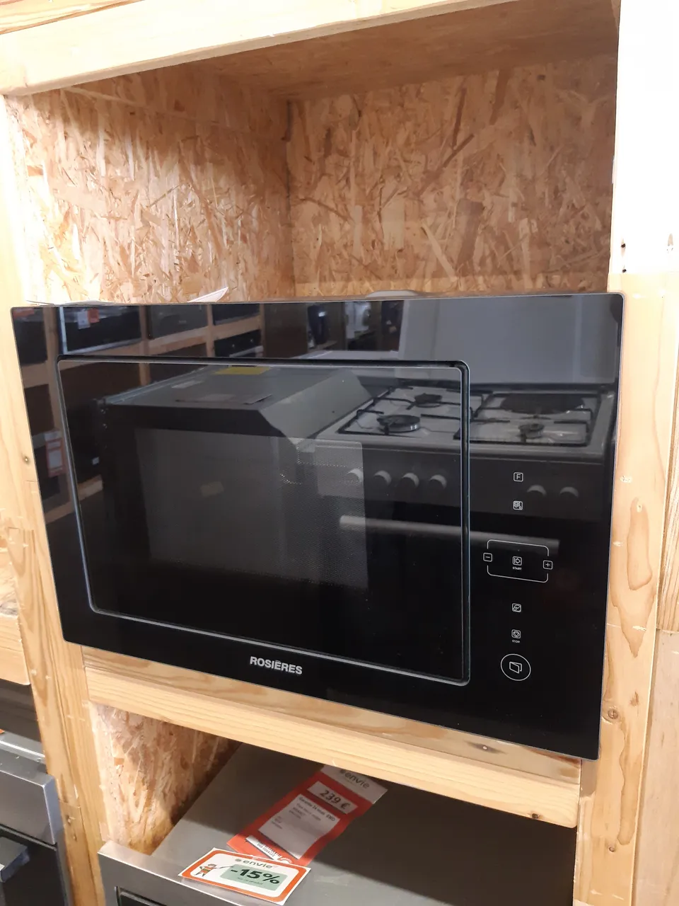 MICRO-ONDE ENCASTRABLE 25 LITRES — ROSIERES