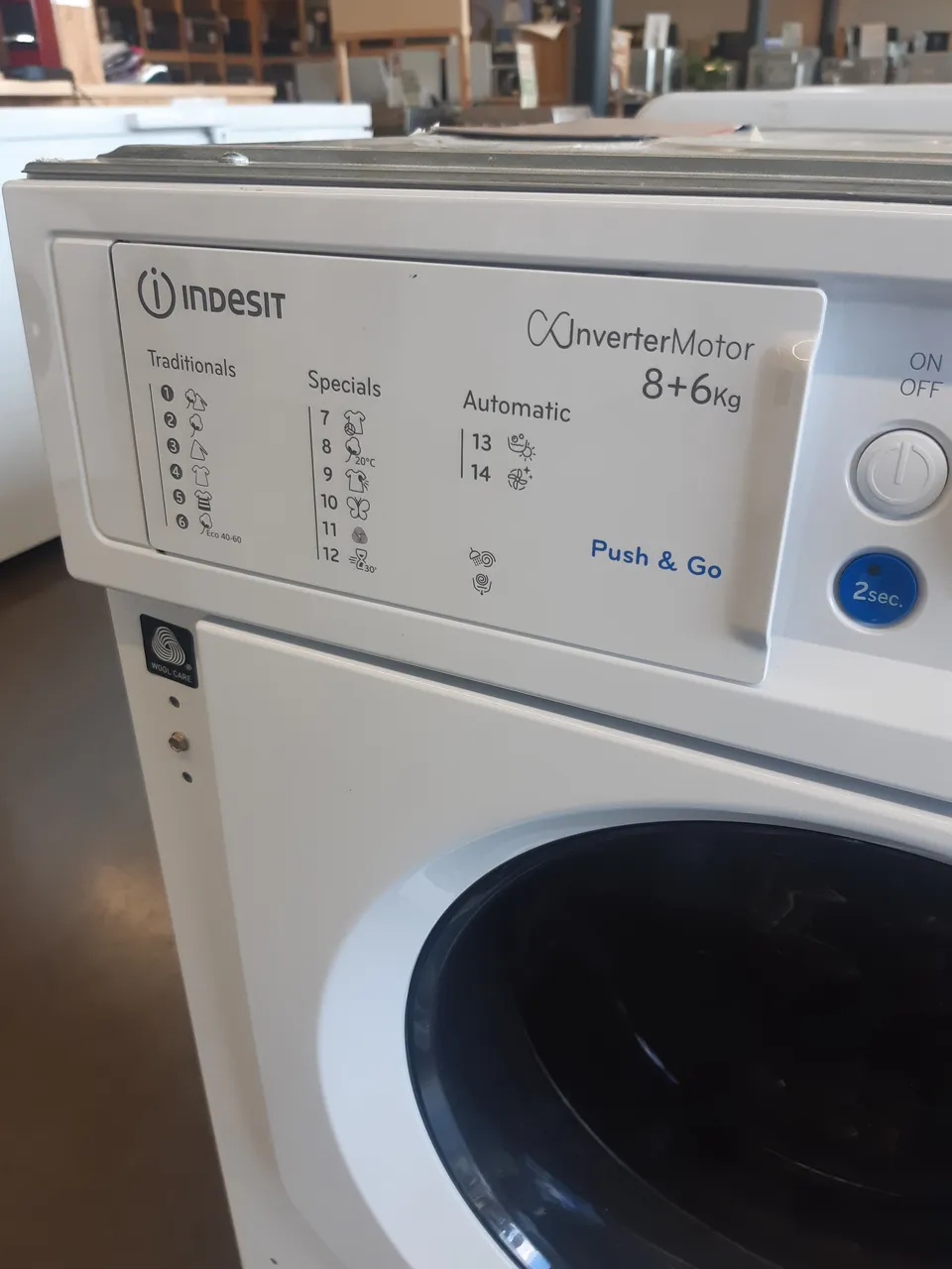 LAVANTE SÉCHANTE ENCASTRABLE 8 KG — INDESIT – Image 3