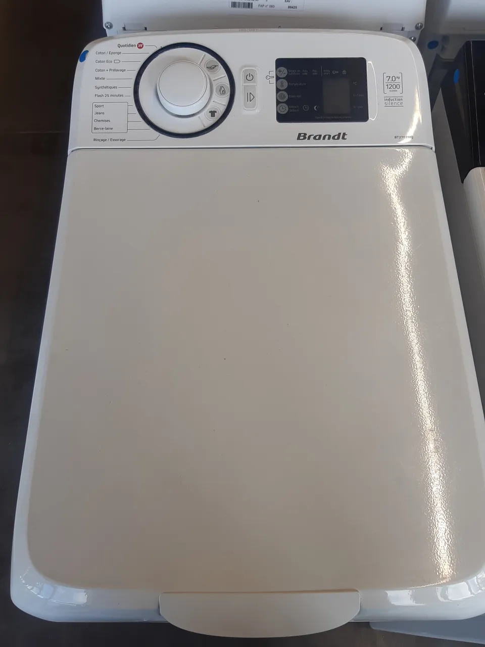 LAVE LINGE TOP 7 KG — BRANDT