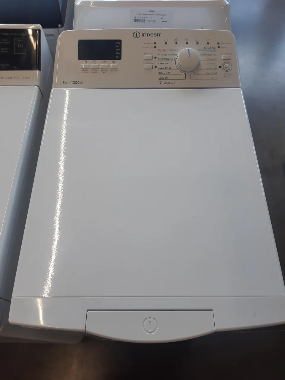 LAVE LINGE TOP 7 KG — INDESIT