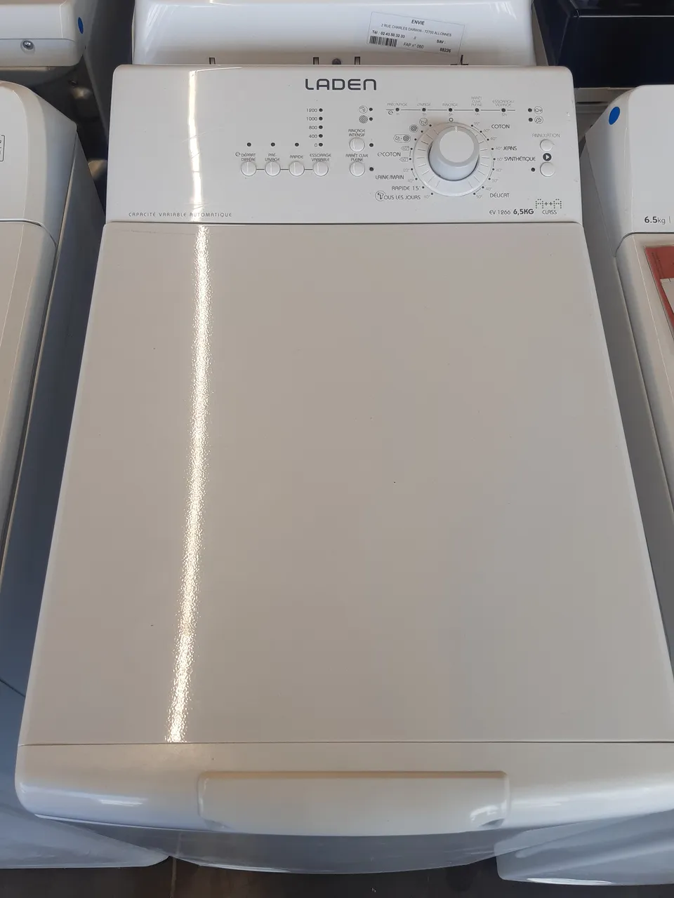 LAVE LINGE TOP 6.5 KG — LADEN