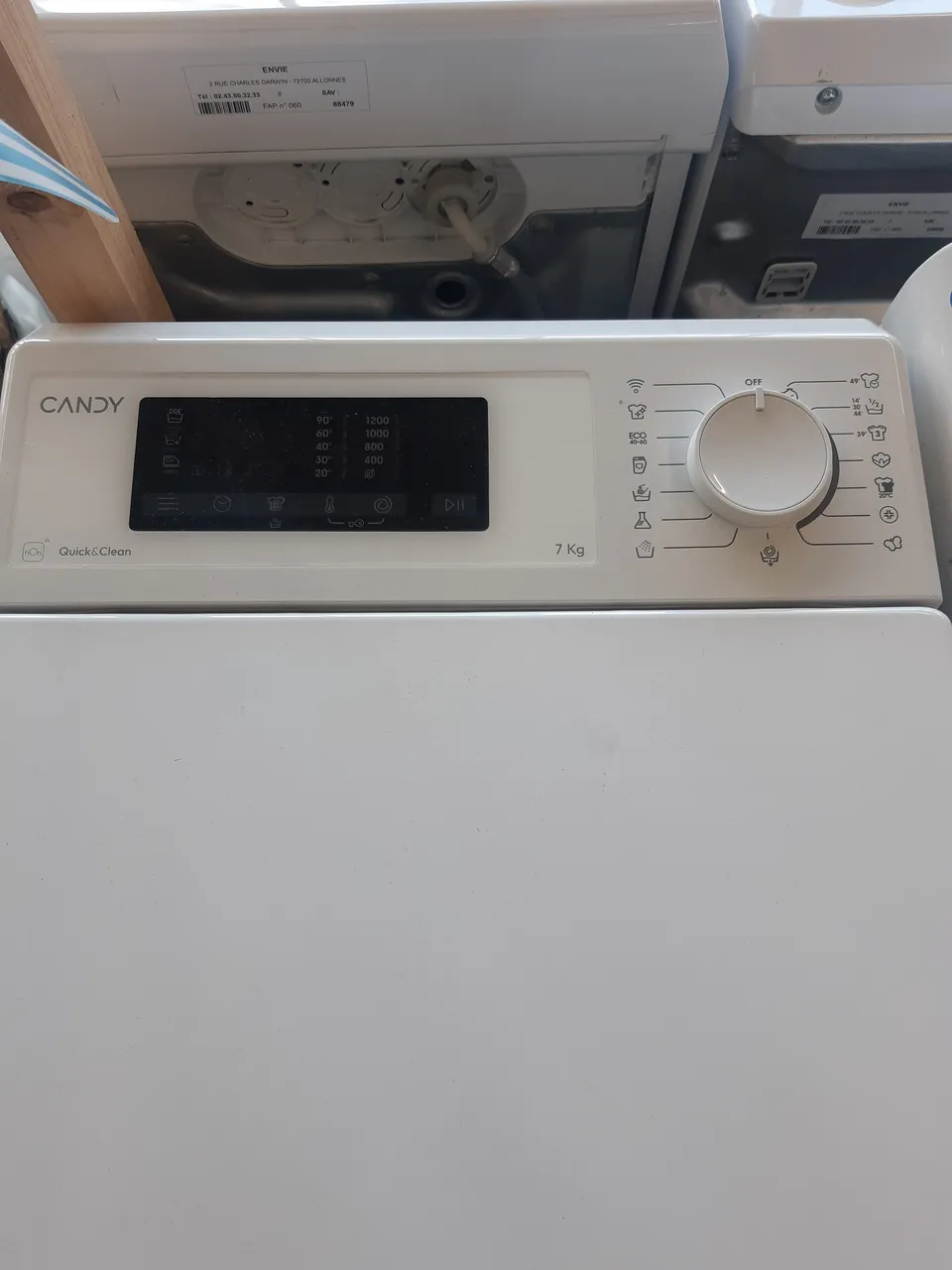 LAVE LINGE TOP 7 KG — CANDY – Image 2