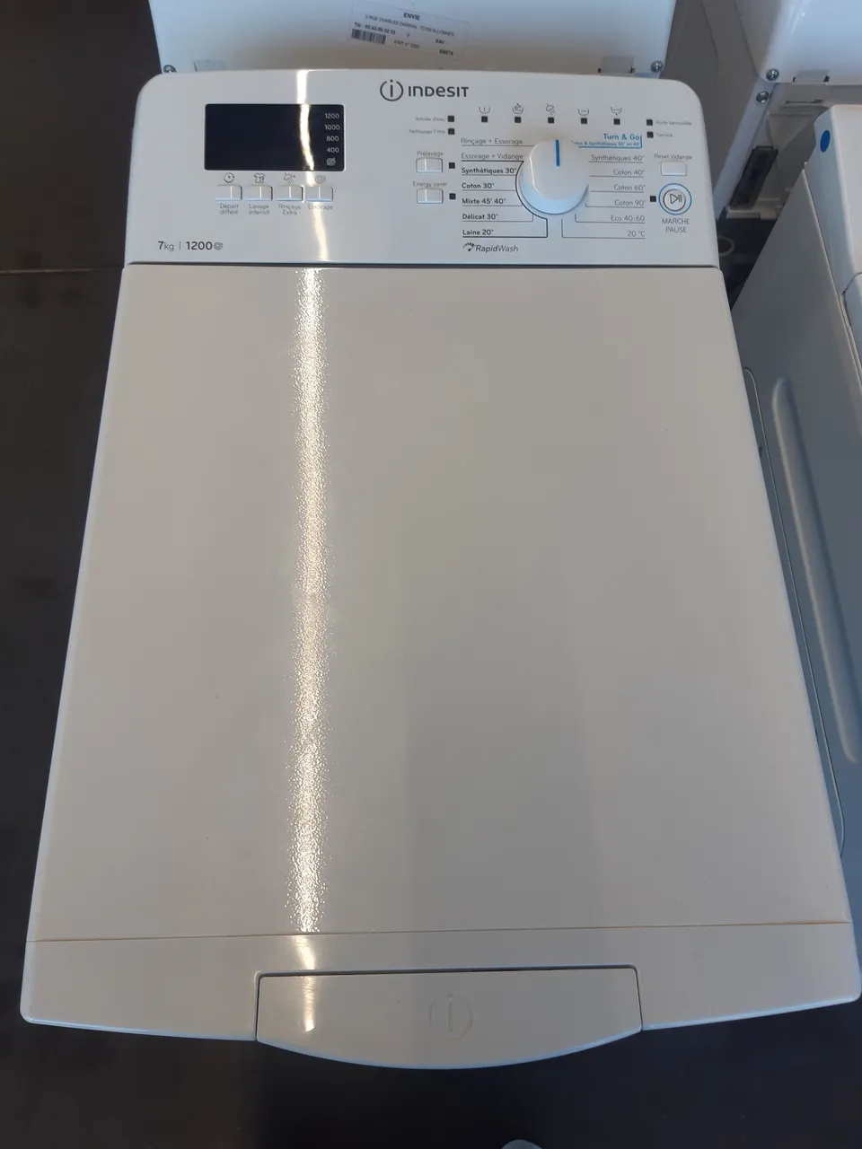 LAVE LINGE TOP 7 KG — INDESIT