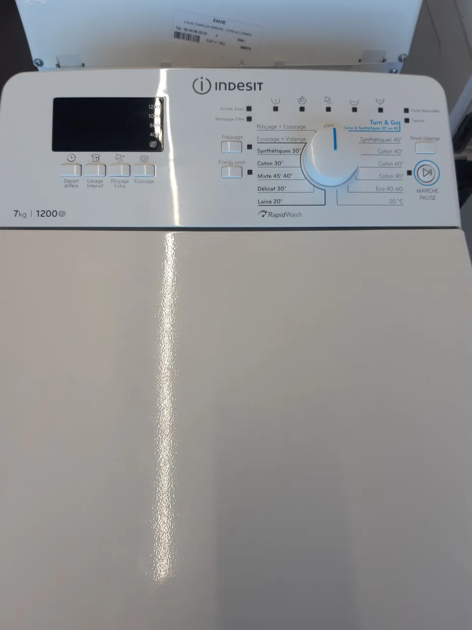 LAVE LINGE TOP 7 KG — INDESIT – Image 2