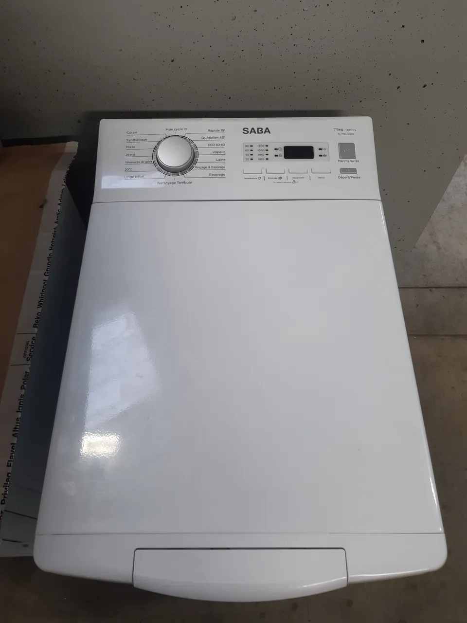 LAVE LINGE TOP 7.5 KG — SABA
