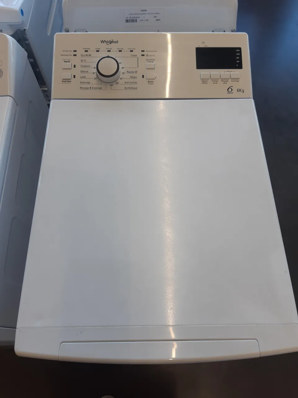 LAVE LINGE TOP 6 KG — WHIRLPOOL
