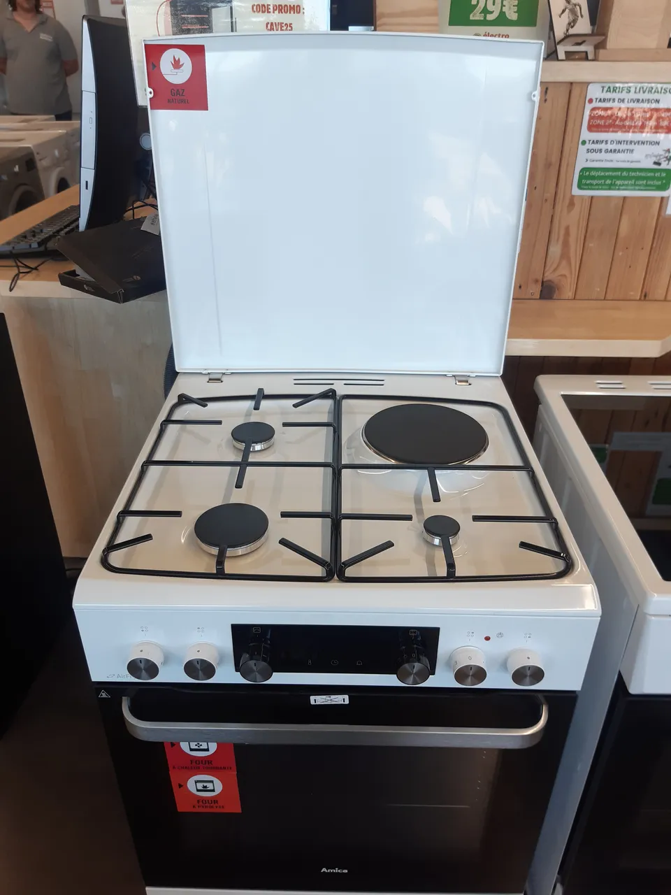CUISINIÈRE MIXTE — AMICA
