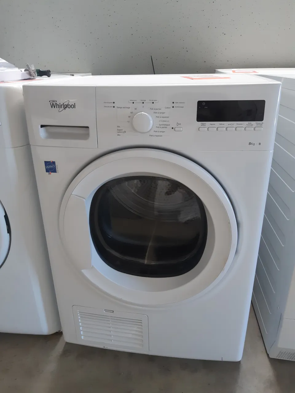 SÈCHE LINGE 8 KG — WHIRLPOOL
